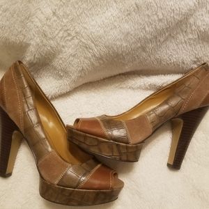 Nine West platform pumps